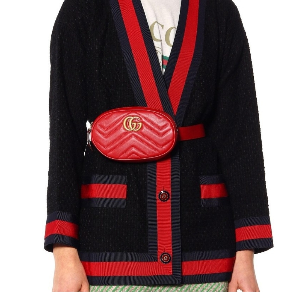 💋 Gucci Marmont Matelasse GG belt bag
